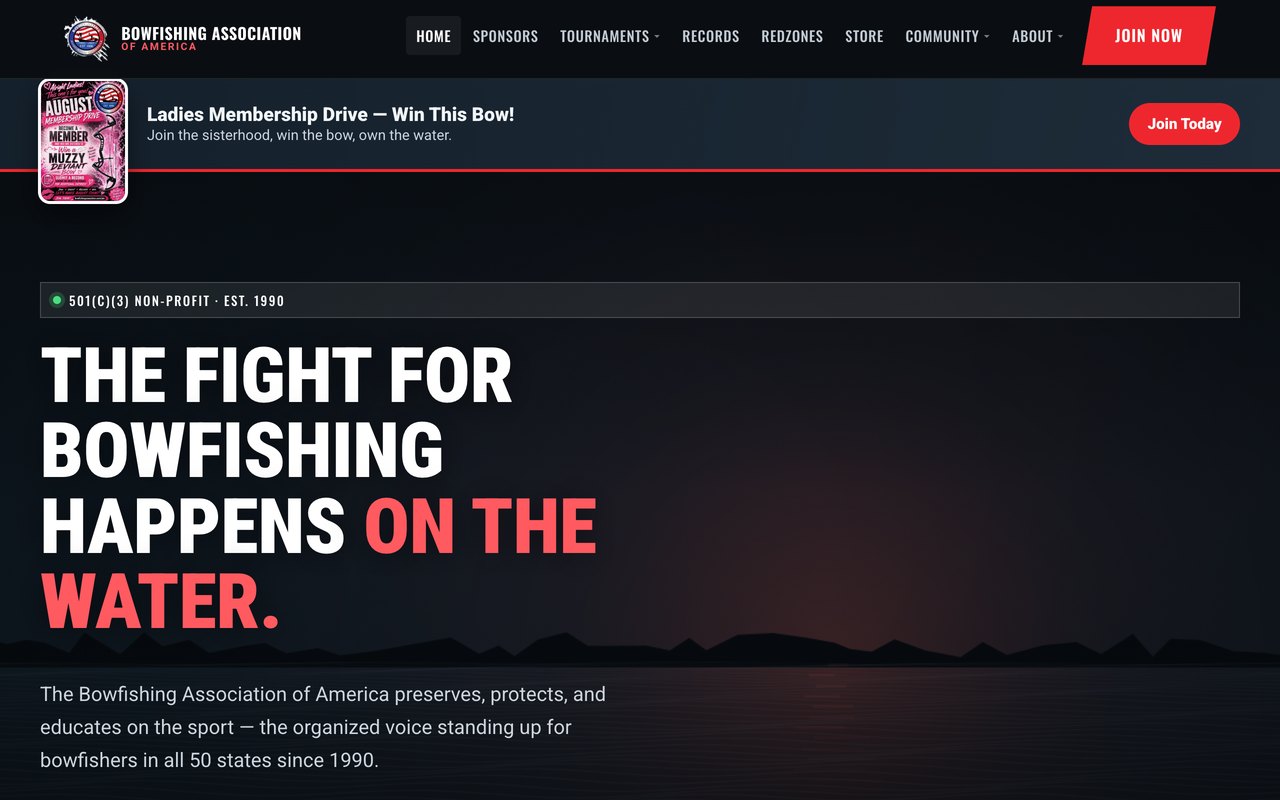 Bowfishing Association of America website